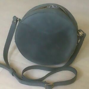 Portland Leather Circle crossbody, large